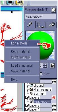 right-click the material editor and select Edit Material