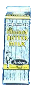 Arden Churned Buttermilk carton