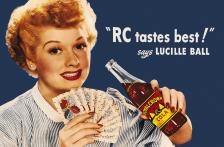 "RC tastes best", says Lucille Ball