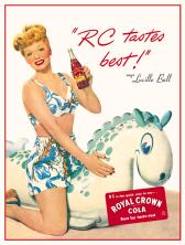 "RC tastes best," says Lucy
      again.